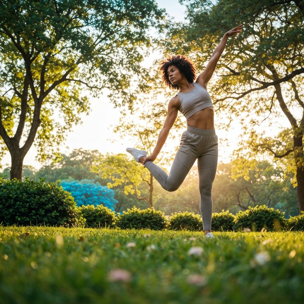 Person som utövar yoga